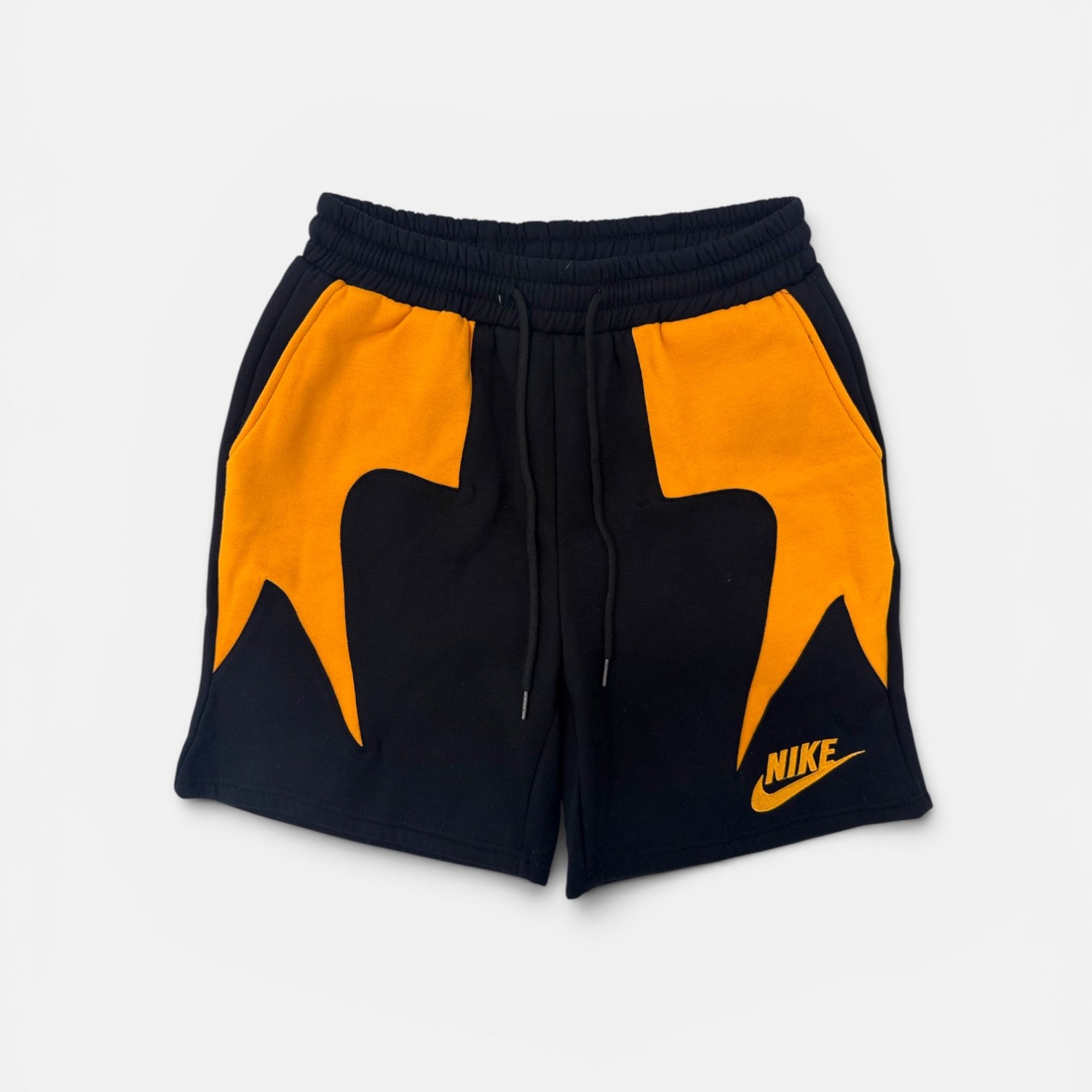 Nike Sportswear Shorts Μαύρο/Πορτοκαλί